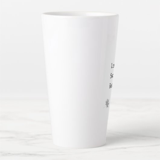 Inspiratief cadeau voor professionals & leiders latte mok (Voorkant)