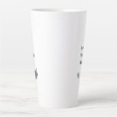 Inspiratief cadeau voor professionals & leiders latte mok (Voorkant)