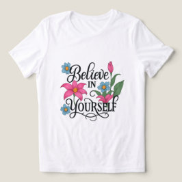 Inspiratief dames T-shirt met bloemenprint in tri-