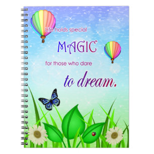 Inspiratief Droom Citaat Notitieboek