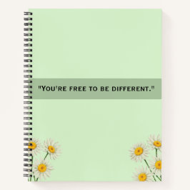 Inspiratief esthetisch dagboek notitieboek