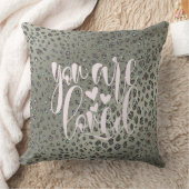 Inspiratief luipaardprint decoratief kussen (Deken)