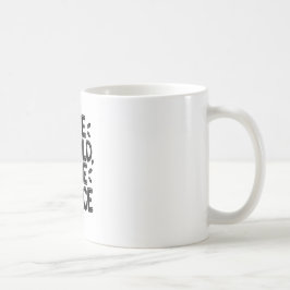 Inspiratief ontwerp voor typografie Klassieke mok