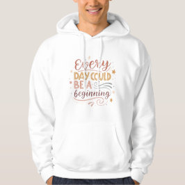 Inspiratief typografie ontwerp  hoodie