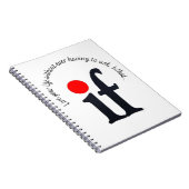 Inspiratief 'Wat als' Notitieboek Notitieblok (Rechterzijde)