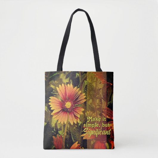 Inspiratieframe van vuurwielventilator tote bag (Voorkant)