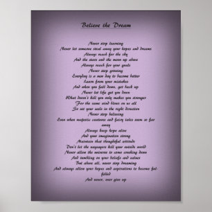 Inspiratiegedicht Poster