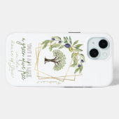 Inspiratiegeloof Olijfboom Gouden Lijst Case-Mate iPhone Case (Achterkant (horizontaal))