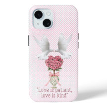 Inspiratiegeloof Roze Stip Duif Hart Topiaire