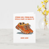 Inspiratiekaart hardlopen met sportschoenen kaart (Gele Bloem)
