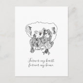 Inspiratiekaart voor Moeder & Dochter Briefkaart (Voorkant)