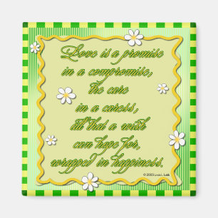 Inspiratieklokken:  Liefde is een veelbelovende ma Magneet