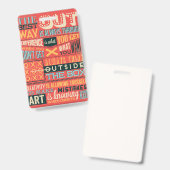 Inspiratieposter badge (Voor- en achterkant)
