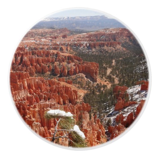 Inspiratiepunt bij Bryce Canyon I Keramische Knop (Voorkant)