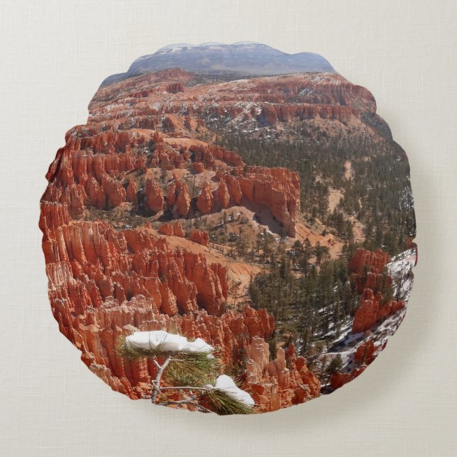 Inspiratiepunt bij Bryce Canyon I Rond Kussen (Voorkant)