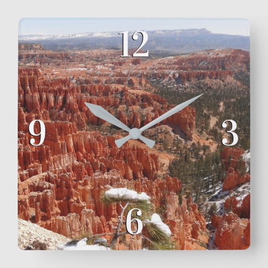 Inspiratiepunt bij Bryce Canyon I Vierkante Klok (Voorkant)