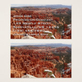 Inspiratiepunt bij Bryce Canyon I Visitekaartje (Voorkant /achterkant)