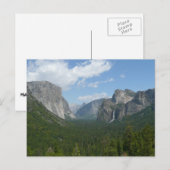 Inspiratiepunt in het Nationaal Park Yosemite Briefkaart (Voorkant / Achterkant)