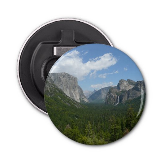 Inspiratiepunt in het Nationaal Park Yosemite Button Flesopener (Voorkant)