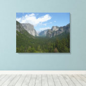 Inspiratiepunt in het Nationaal Park Yosemite Canvas Afdruk (Insitu (Houten vloer))