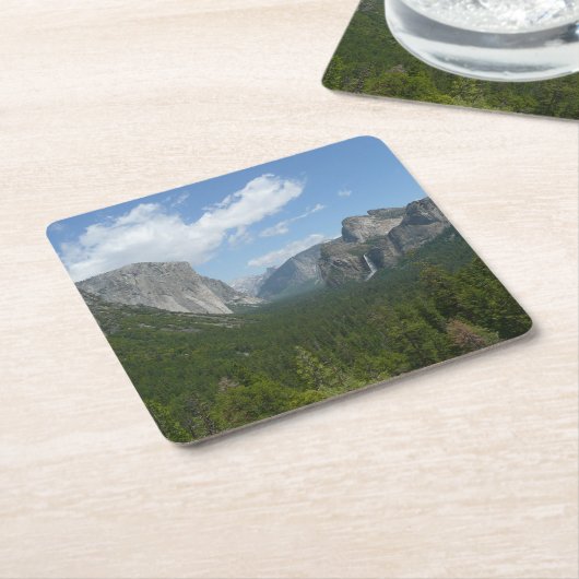 Inspiratiepunt in het Nationaal Park Yosemite Kartonnen Onderzetters (Schuin)