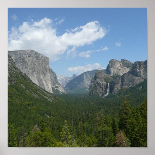 Inspiratiepunt in het Nationaal Park Yosemite Poster (Voorkant)