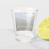 Inspiratiepunt in het Nationaal Park Yosemite Shot Glas (Achterkant)