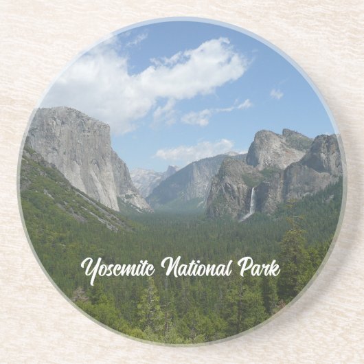 Inspiratiepunt in het Nationaal Park Yosemite Zandsteen Onderzetter (Voorkant)