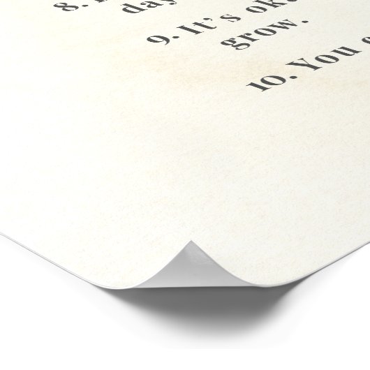 Inspiratieve Moeder aan Kind Poster (Hoek)