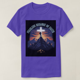 Inspiratievolle bergontwerp T-shirt