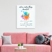 Inspiratievolle kleurrijke decor print (Insitu (Woonkamer))