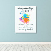 Inspiratievolle kleurrijke decor print (Insitu (Houten vloer))