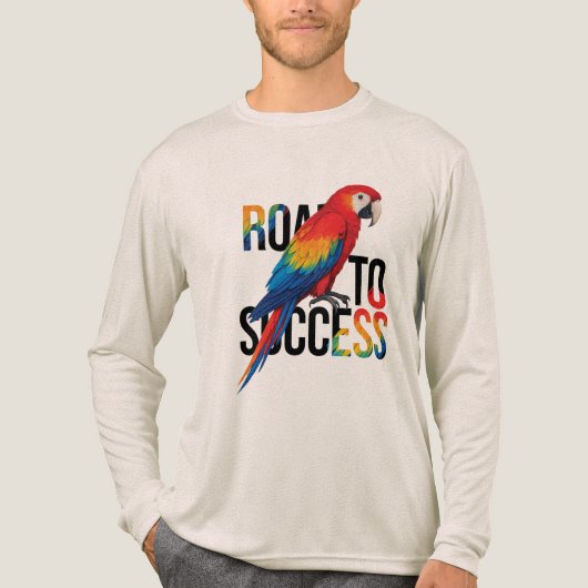 Inspiration Art Design. Tri-Blend Shirt (Voorkant volledig)