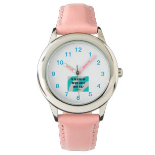 Inspiration Kind roze lederen bandhorloge Horloge