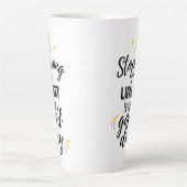 Inspiration Motivation Coffee Latte Mok (Voorkant)