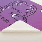Inspiration Pillow Purple Sherpa Deken (3/4)