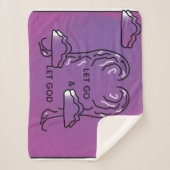 Inspiration Pillow Purple Sherpa Deken (Voorkant)
