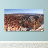 Inspiration Point bij Bryce Canyon II Canvas Afdruk (Insitu (Houten vloer))