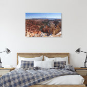 Inspiration Point bij Bryce Canyon II Canvas Afdruk (Insitu (Slaapkamer))