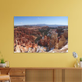 Inspiration Point bij Bryce Canyon II Canvas Afdruk (Insitu (Woonkamer))