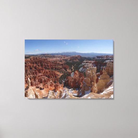 Inspiration Point bij Bryce Canyon II Canvas Afdruk (Voorkant)