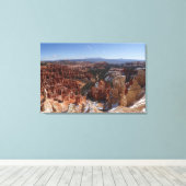 Inspiration Point bij Bryce Canyon II Canvas Afdruk (Insitu (Houten vloer))
