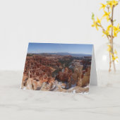Inspiration Point bij Bryce Canyon II Kaart (Gele Bloem)