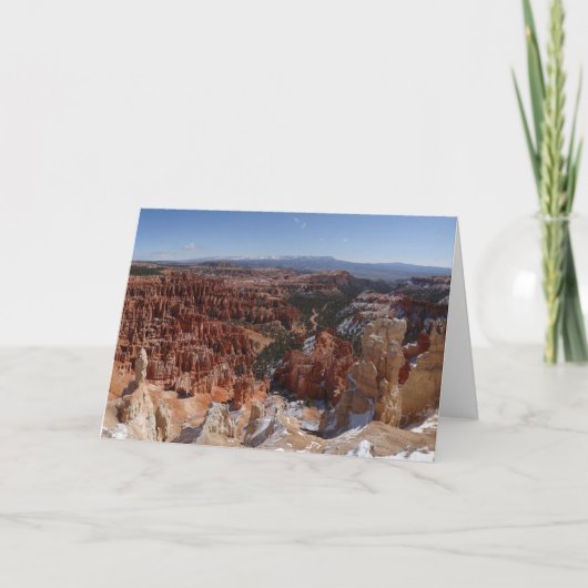 Inspiration Point bij Bryce Canyon II Kaart (Voorkant)