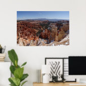 Inspiration Point bij Bryce Canyon II Poster (Thuiskantoor)