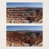Inspiration Point bij Bryce Canyon II Visitekaartje (Voorkant /achterkant)