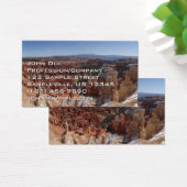 Inspiration Point bij Bryce Canyon II Visitekaartje (Bureau)