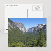 Inspiration Point in Yosemite National Park Briefkaart (Voorkant / Achterkant)