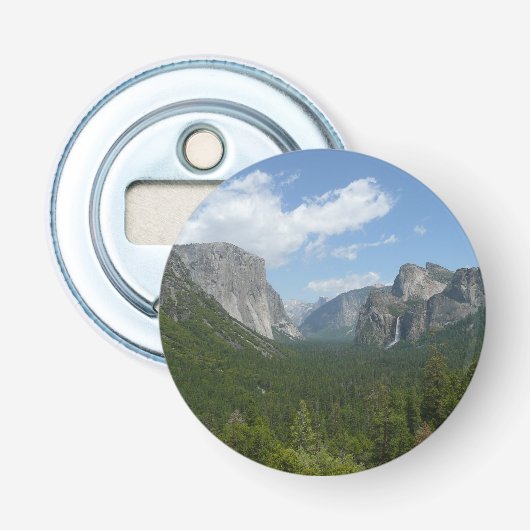 Inspiration Point in Yosemite National Park Button Flesopener (Voorkant)