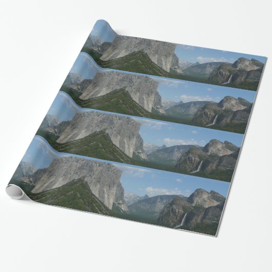 Inspiration Point in Yosemite National Park Cadeaupapier (Uitgerold)